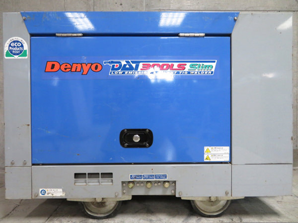 売上Denyo デンヨー TIG溶接機 ディーゼル発電機 エンジンウエルダー DAT -270 ES2 良品　2426Hr TIG溶接機