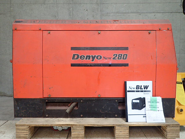 デンヨーのディーゼルエンジン発電機兼溶接機 BLW-280SS2を買取致し 