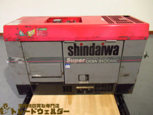 shindaiwa 新ダイワ 防音型エンジン発電機兼用溶接機 DGW310DMC エンジンウェルダー 現状品
