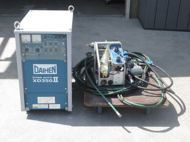 DAIHEN ダイヘン DYNA AUTO XD350II ダイオート CPXD-350 S-2 CO2 / MAG溶接用直流電源 半自動 / CM-2302 供給装置 トーチ