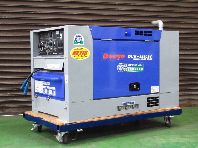 Denyo デンヨー DLW-320LS2 防音型エンジン溶接 発電機 ウェルダー 34.9h